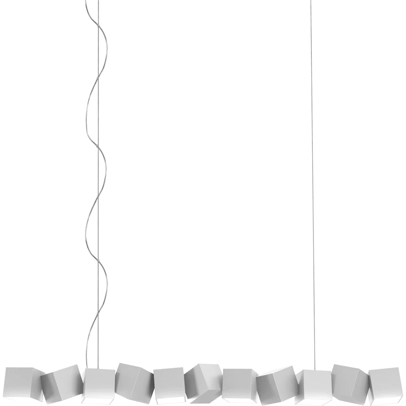 Blockchain 11 Pendant, White