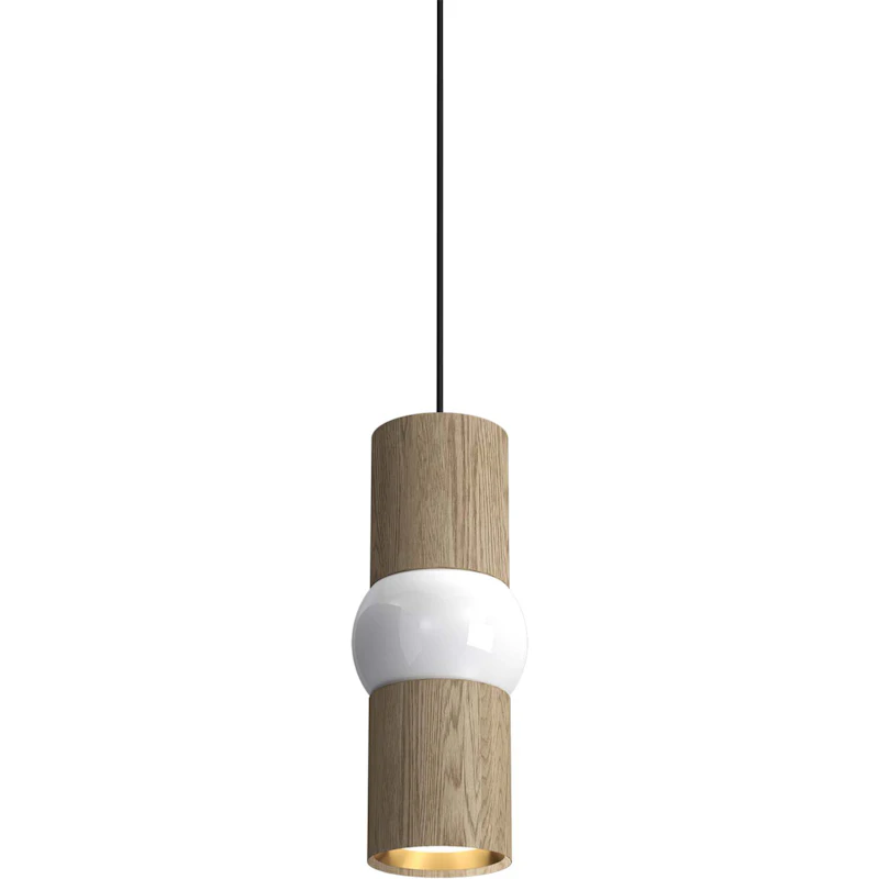 Lightbone Pendant Small, Naturlig Ek
