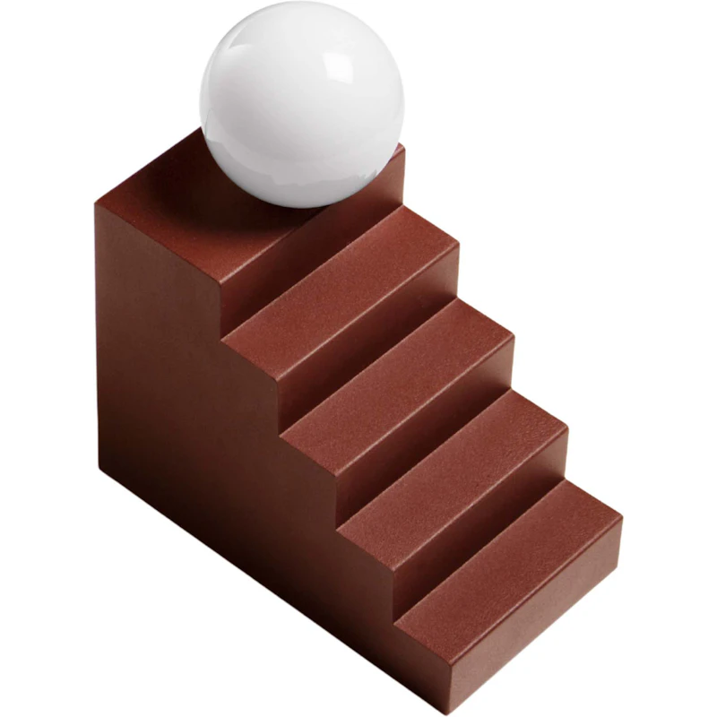 Stair Table Lamp, Red