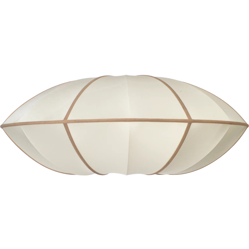 Indochina Lampshade UFO, Off-white / Amber