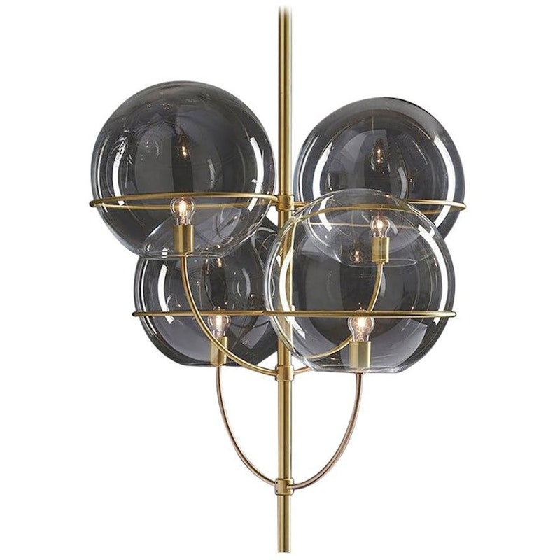 Lyndon Pendant Lamp, Satin Gold