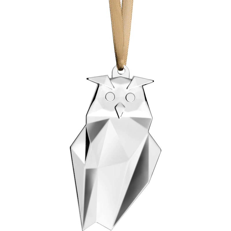 Christmas Decoration Owl, Clear