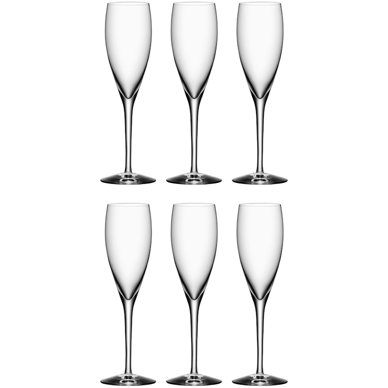 More Champagne Glass 18 cl, 6-pack