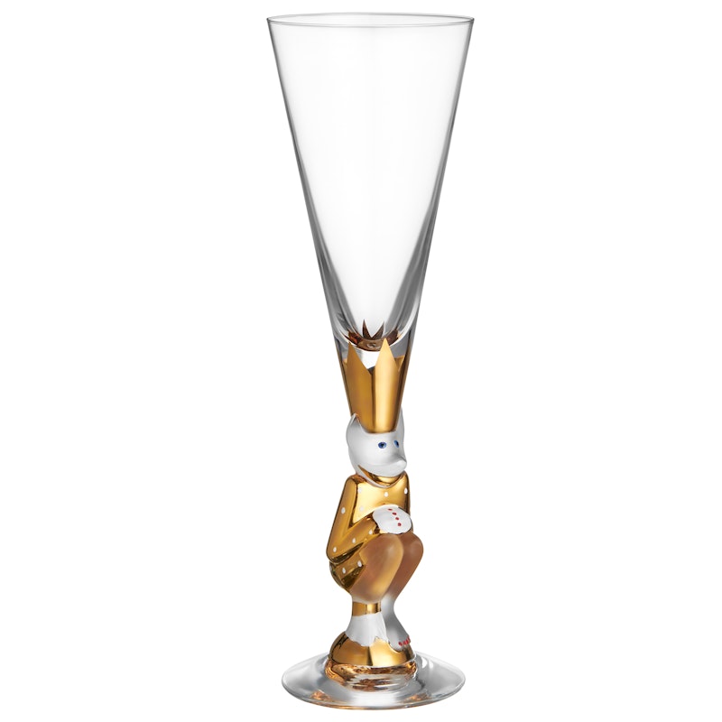 Nobel The Sparkling Devil Champagne Glass 19 cl, Gold
