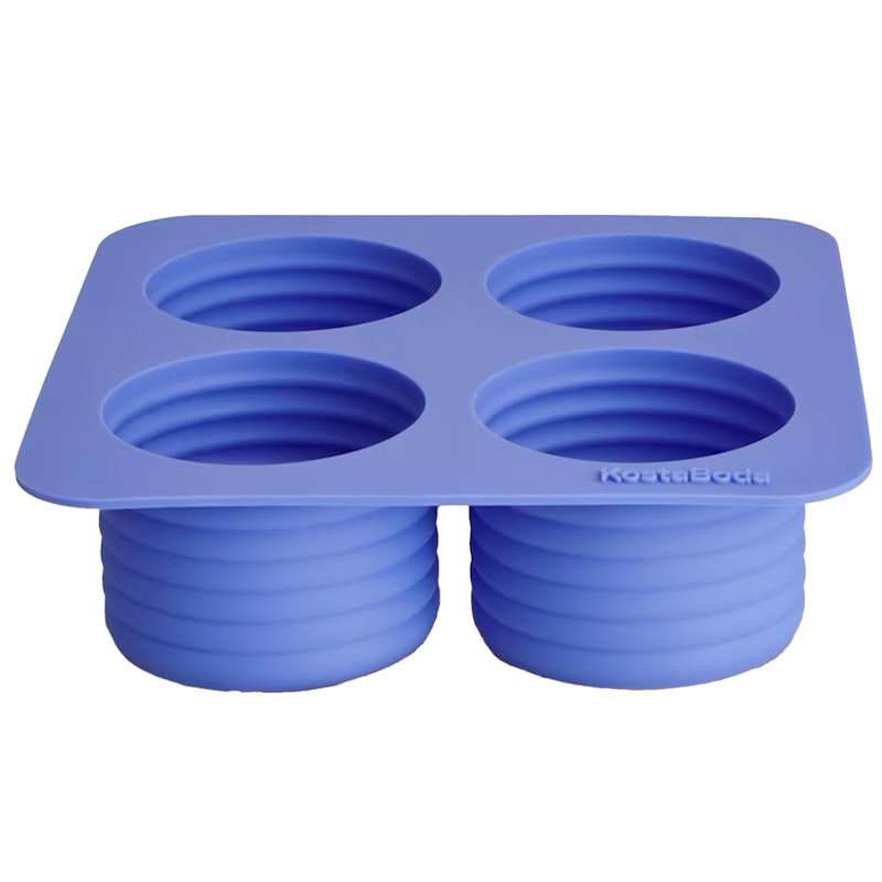 Viva Ice Cube Tray 4x13 cl, Sea Blue