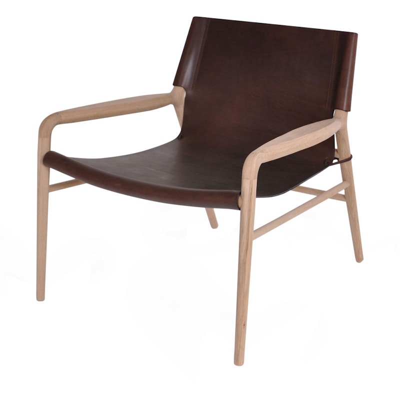 Rama Armchair, Soaped Oak / Mocha