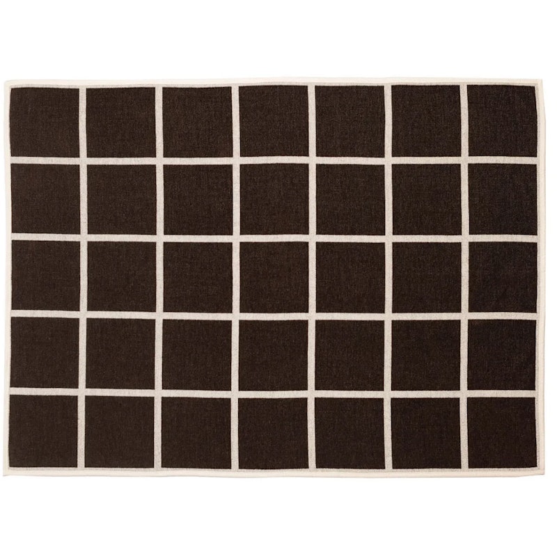 Criss Blanket 140x200 cm, Dark Brown