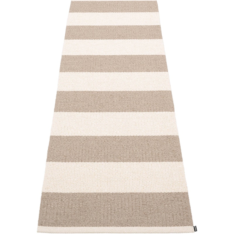 Bob Rug 70x225 cm, Mud/Vanilla