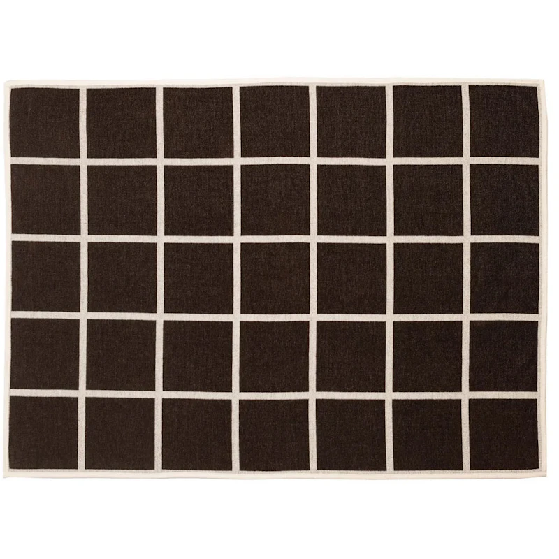 Criss Blanket 140x200 cm, Dark Brown