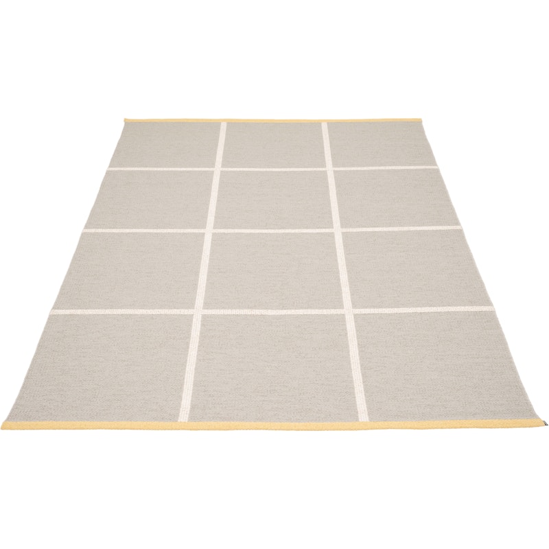 Criss Plastic Rug Linen / Vanilla / Pale Yellow, 180x260 cm