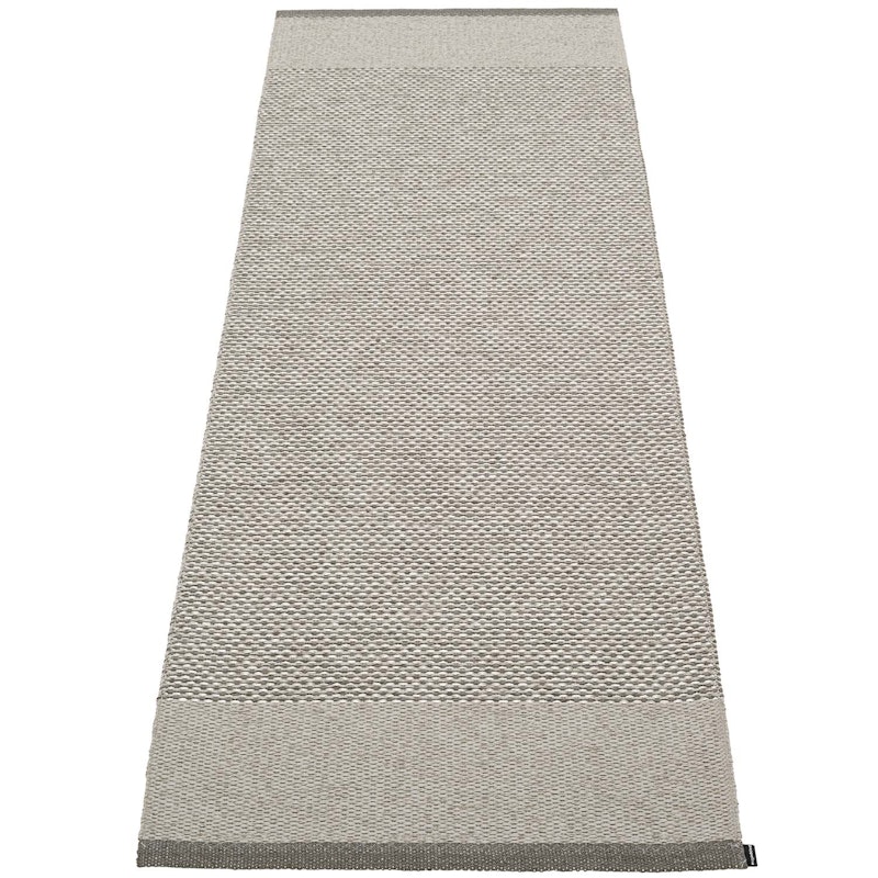 Edit Rug Charcoal / Warm Grey / Stone Metallic, 70x200 cm