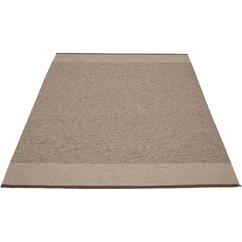 Edit Rug Dark Brown / Dark Linen / Linen Metallic, 140x200 cm