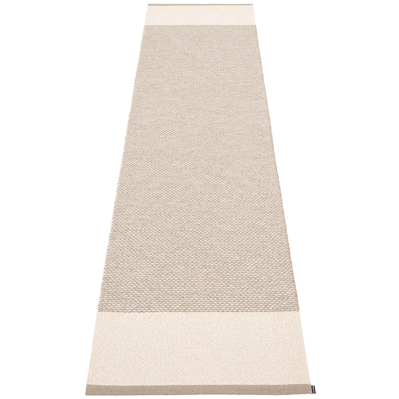 Edit Rug Mud / Vanilla / Linen Metallic, 70x300 cm