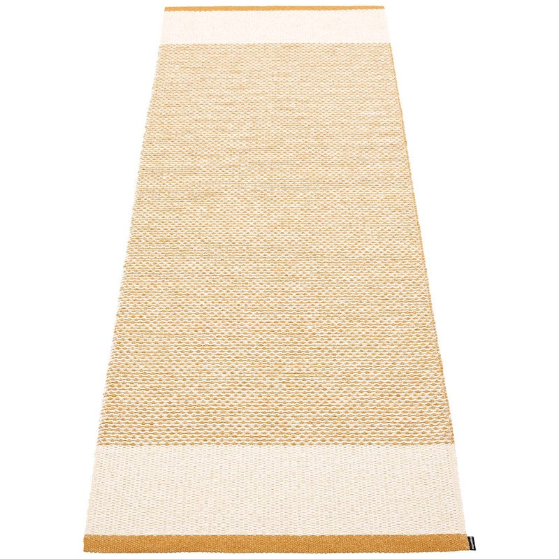 Edit Rug Ochre / Vanilla / Beige Metallic, 85x260 cm