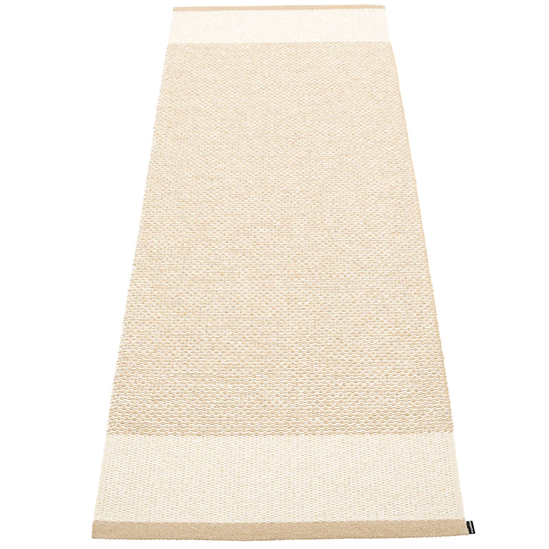 Edit Rug Beige / Vanilla / Metallic, 70x200 cm