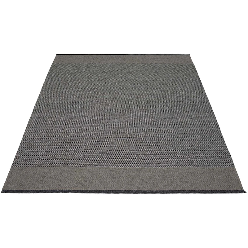 Edit Rug Black / Charcoal / Granite Metallic, 140x200 cm