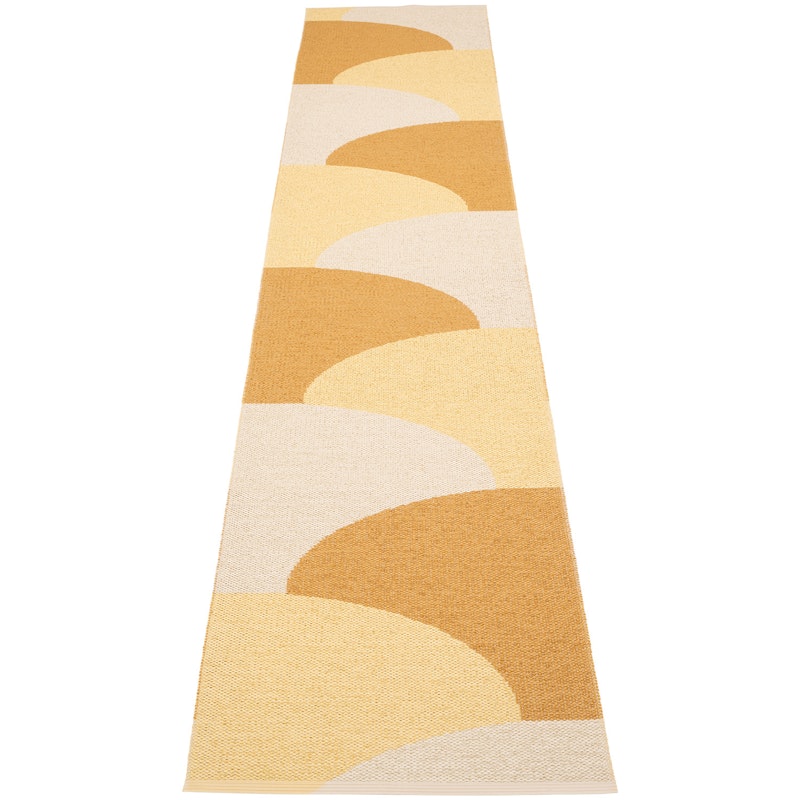 Hill Rug 70x360 cm, Ochre / Pale Yellow / Cream