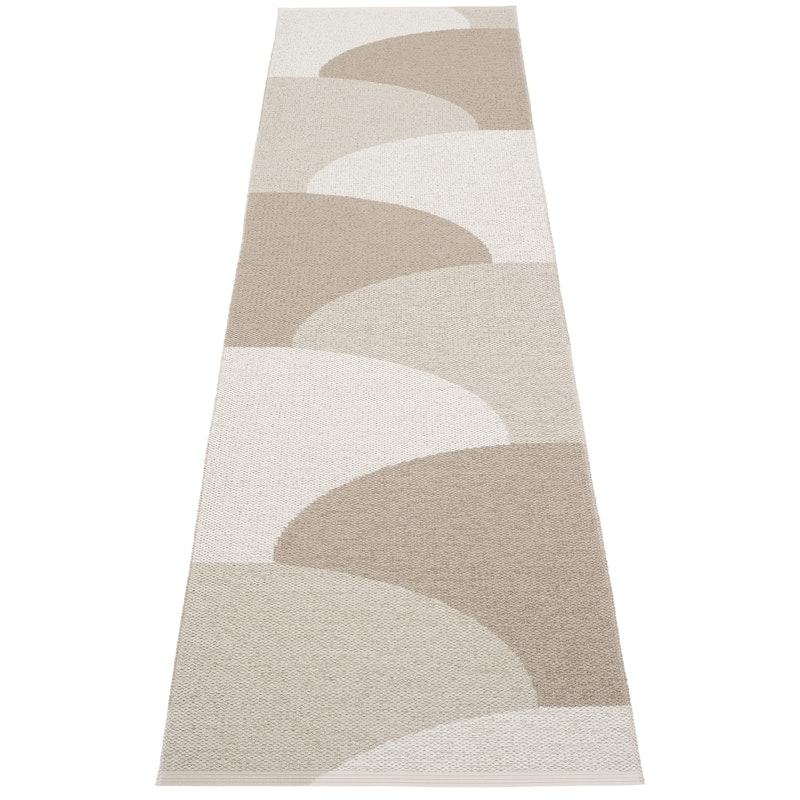 Hill Rug 70x270 cm, Dark Linen / Linen / Fossil Grey