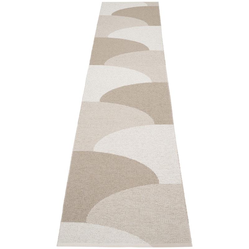 Hill Rug 70x360 cm, Dark Linen / Linen / Fossil Grey