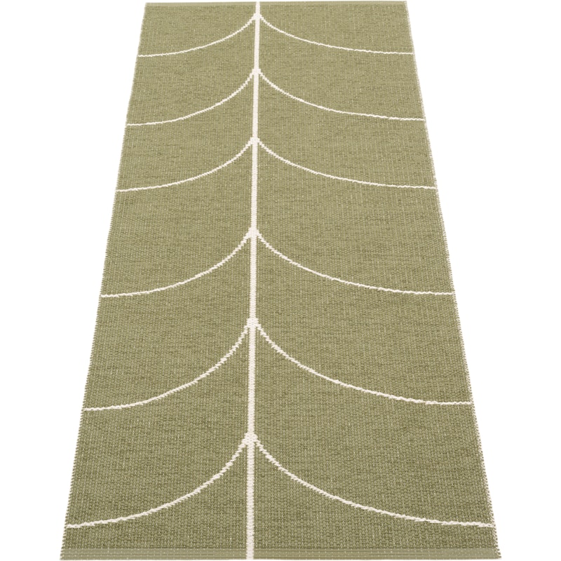 Leif Plastic Rug Pine / Vanilla, 70x180 cm