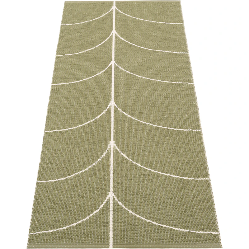 Leif Plastic Rug Pine / Vanilla, 70x180 cm