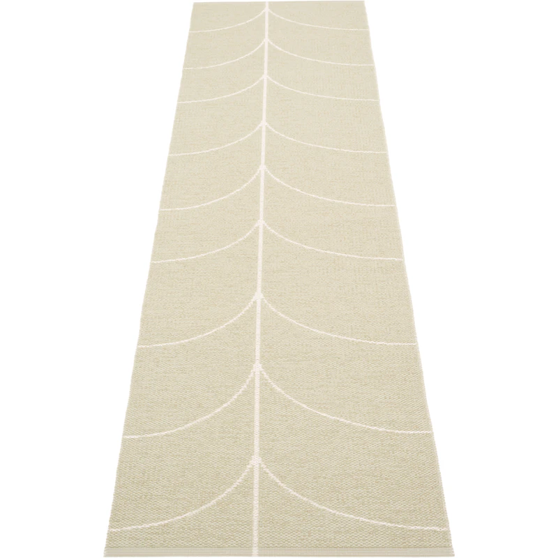 Leif Plastic Rug Seagrass / Vanilla, 70x270 cm