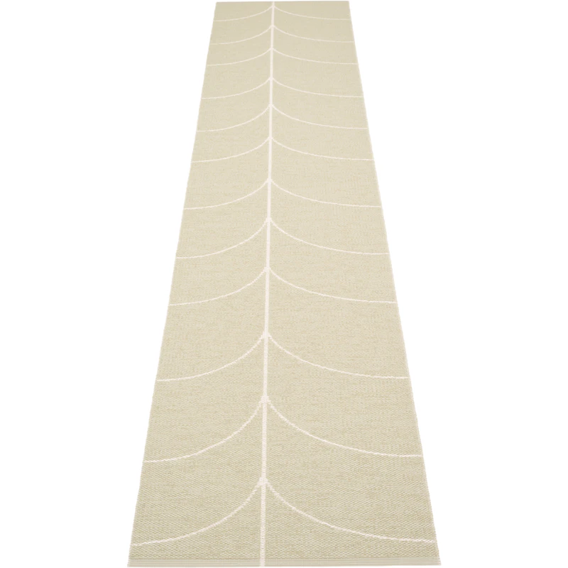 Leif Plastic Rug Seagrass / Vanilla, 70x360 cm