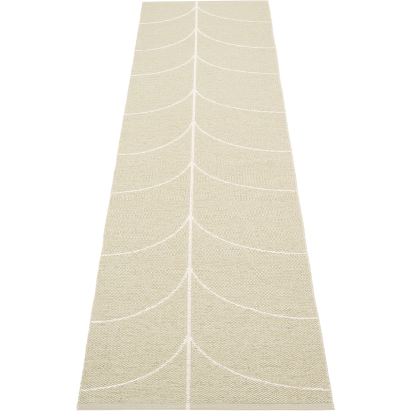 Leif Plastic Rug Seagrass / Vanilla, 70x270 cm