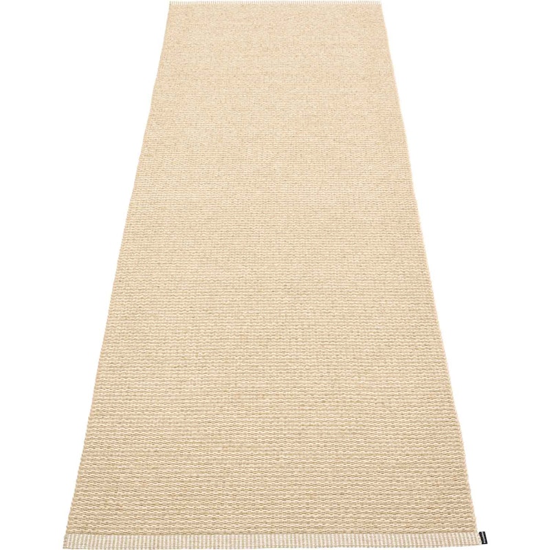 Mono Rug Sand/ Cream, 85x260 cm