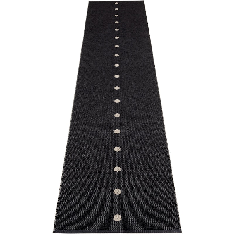 Peg Rug 70x450 cm, Black/Lin