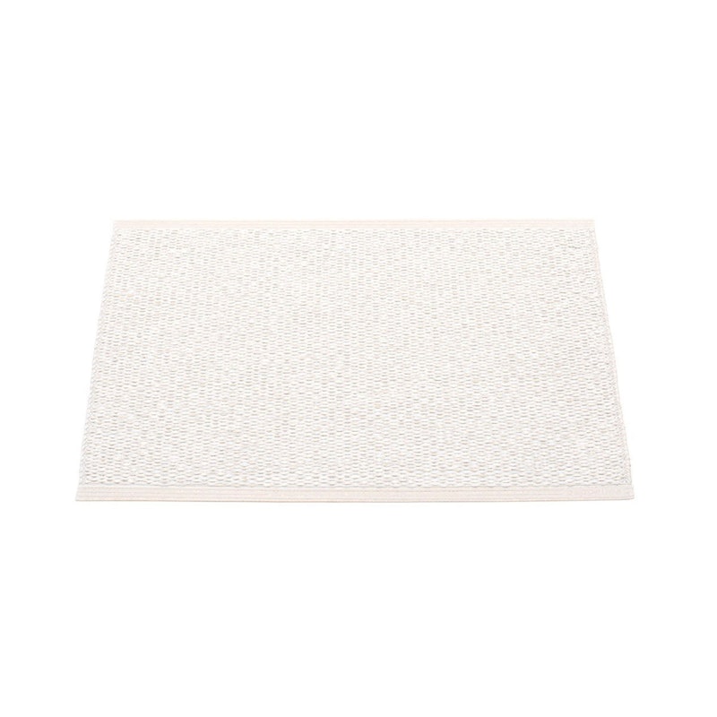 Svea Doormat, 70x50 cm, White Metallic/White