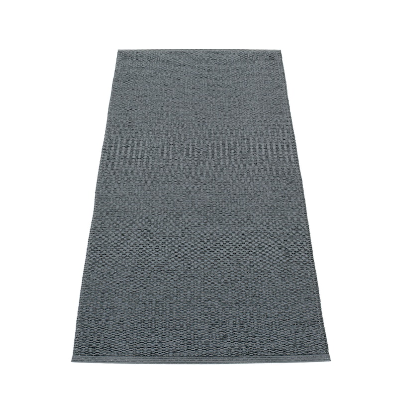 Svea Rug Granit/Black Metallic, 70x160 cm