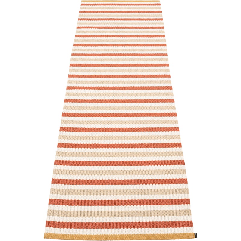 Teo Rug Brick Red / Beige / Vanilla, 70x240 cm