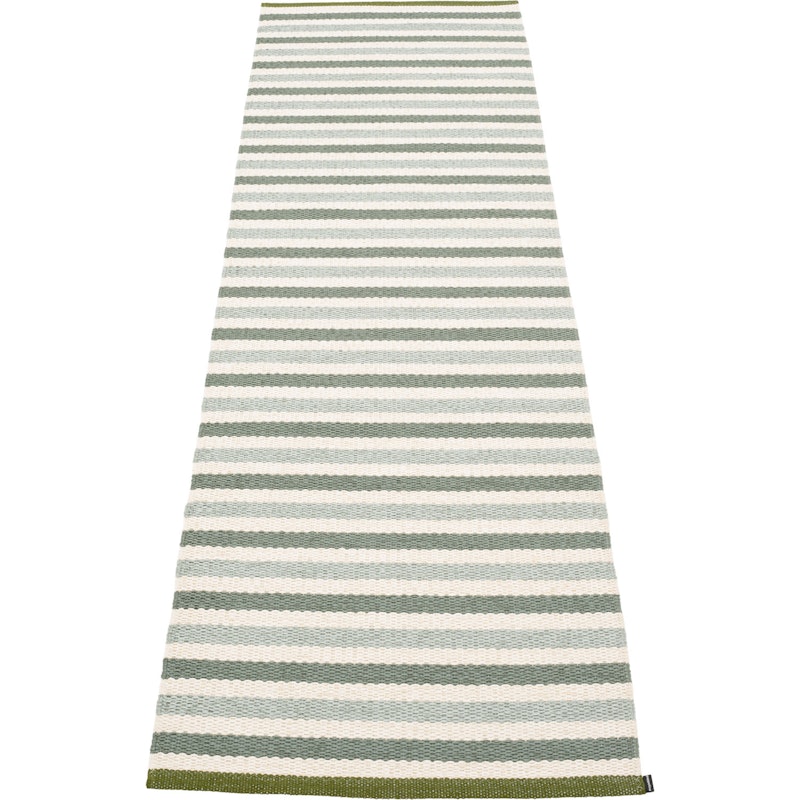 Teo Rug Sage / Army / Vanilla, 70x240 cm