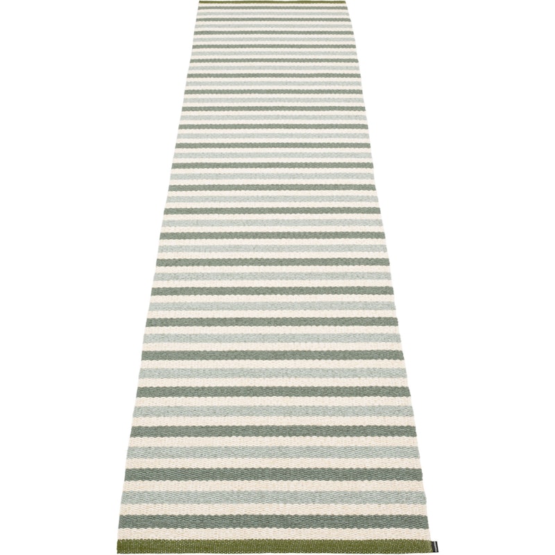 Teo Rug Sage / Army / Vanilla, 70x300 cm