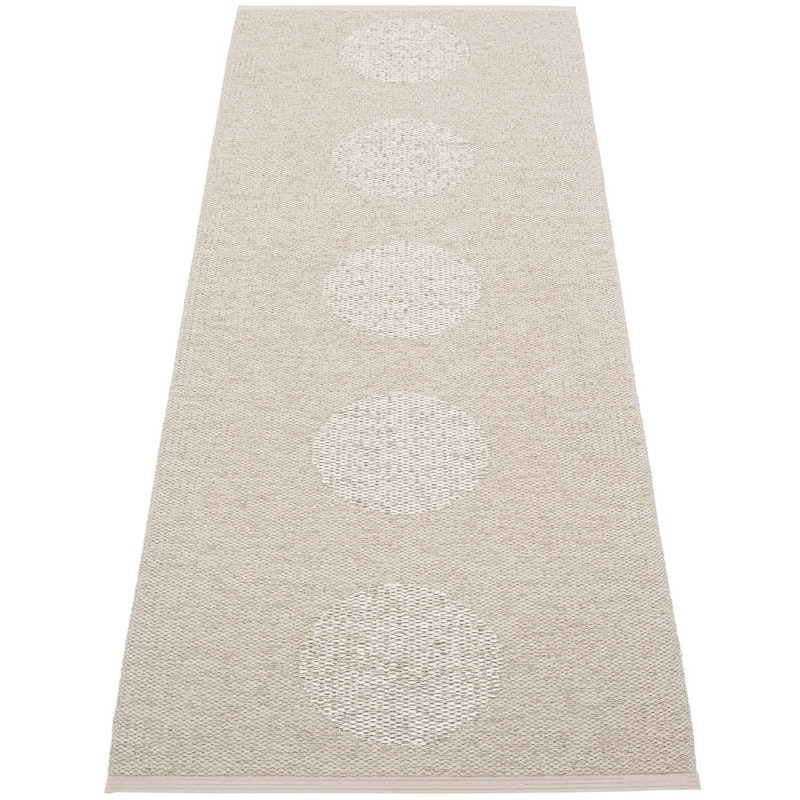 Vera 2.0 Rug Linen / Stone Metallic, 70x200 cm