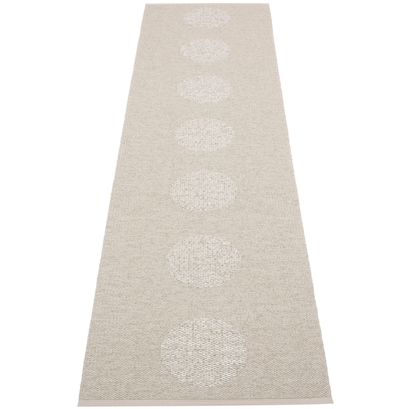 Vera 2.0 Rug Linen / Stone Metallic, 70x280 cm