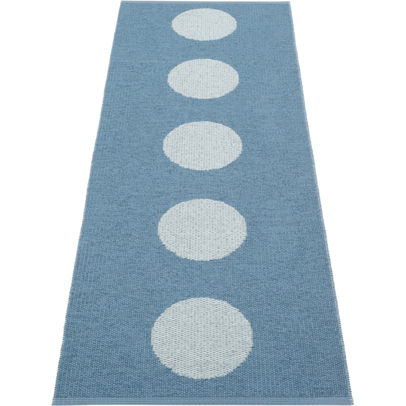 Vera Pop Rug 70x200 cm, River Blue / Blue Fog