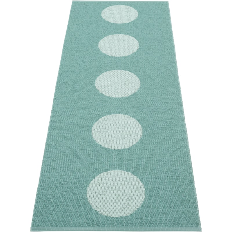 Vera Pop Rug 70x200 cm, Jade / Pale Turquoise