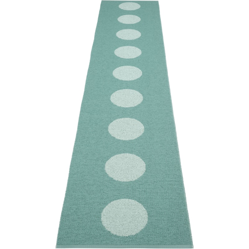 Vera Pop Rug 70x360 cm, Jade / Pale Turquoise