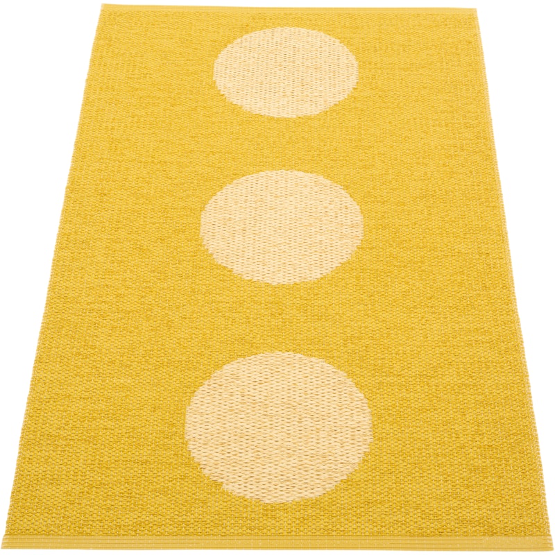 Vera Pop Rug 70x120 cm, Mustard / Pale Yellow