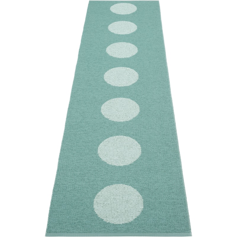 Vera Pop Rug 70x280 cm, Jade / Pale Turquoise