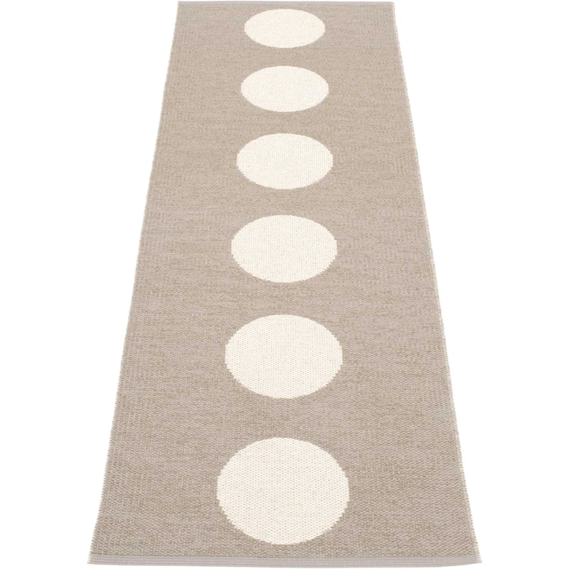 Vera Rug Mud/Vanilla, 70x225 cm