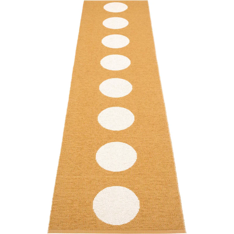 Vera Rug Ochre/ Vanilla, 70x300 cm