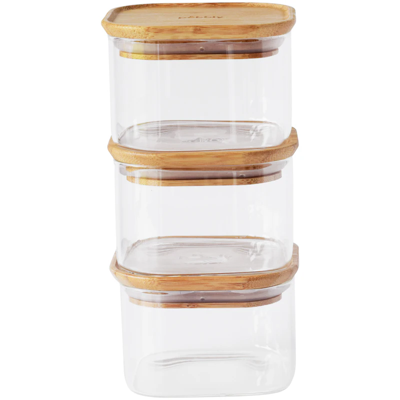 Glass Jars With Lid 3-pack, 3x 50 cl