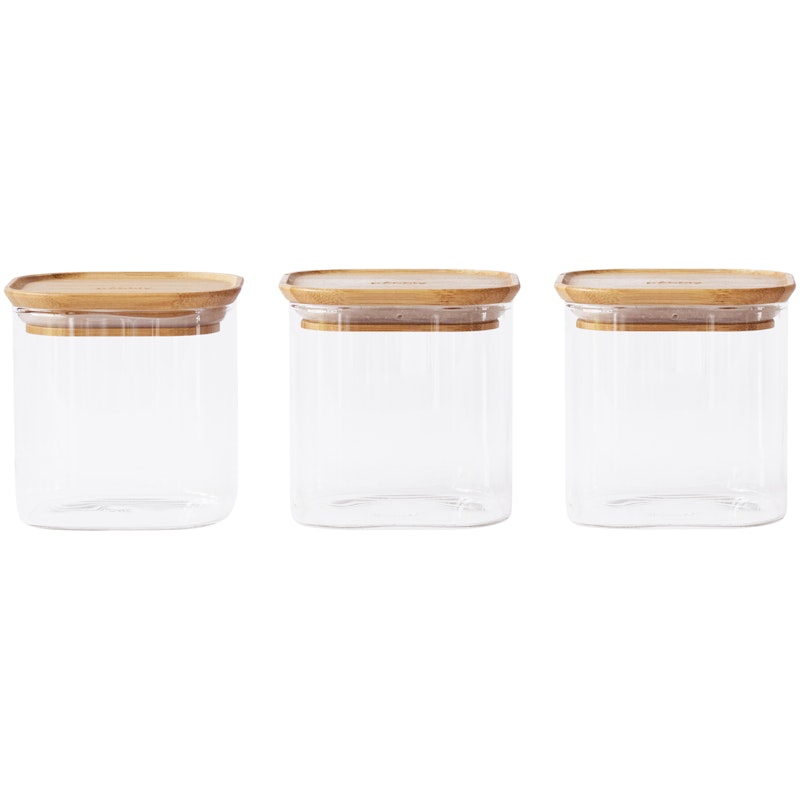 Glass Jars With Lid 3-pack, 3x 80 cl
