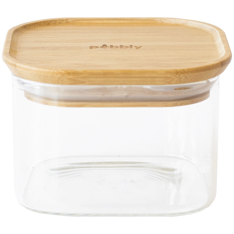 Glass Jar With Lid Square, 50 cl