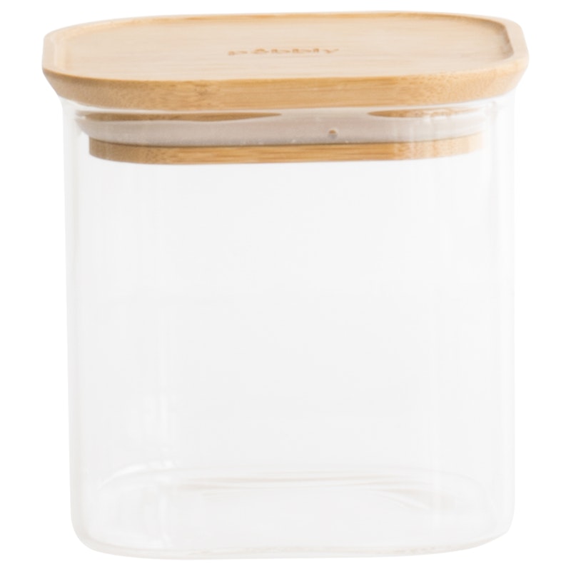 Glass Jar With Lid Square, 80 cl