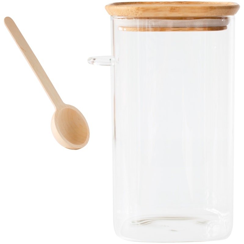 Glass Jar With Spoon, 1,4 L