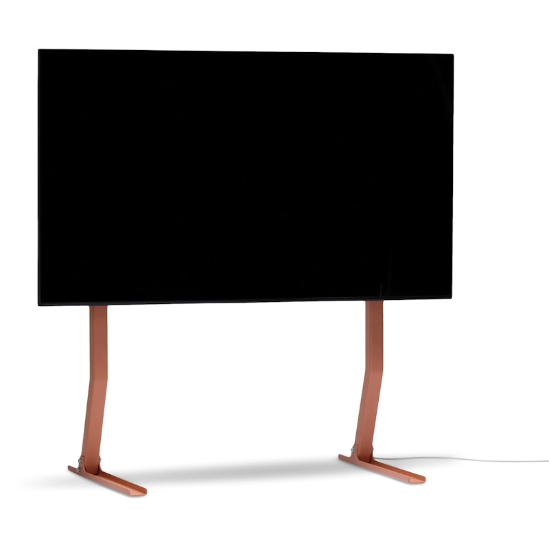 Bendy Tall Tv Stand, Dusty Rose